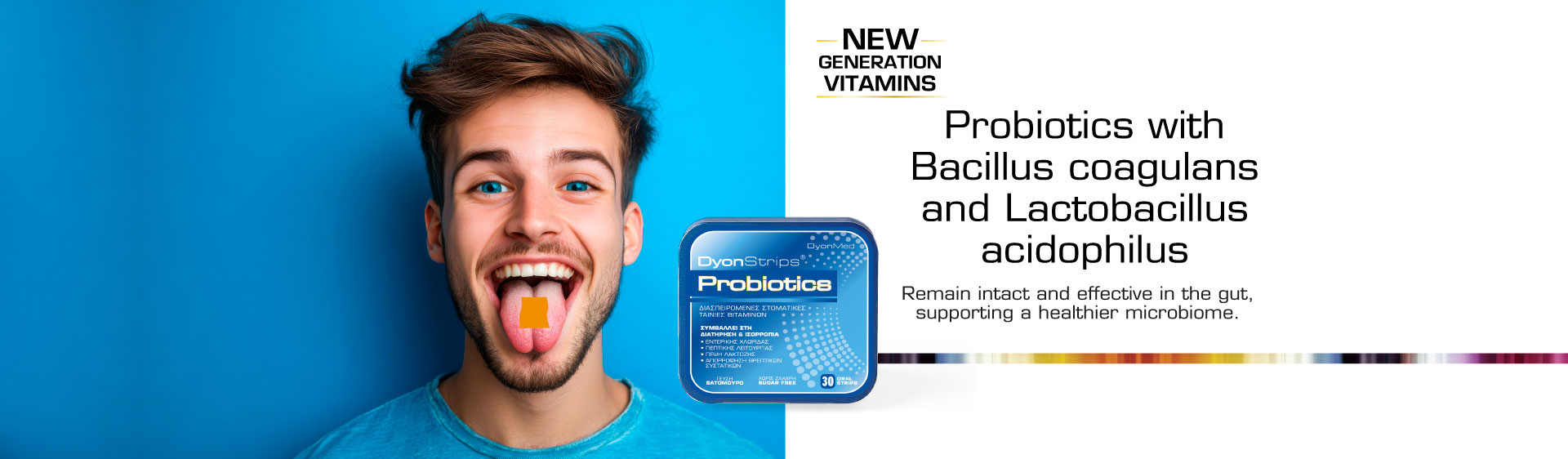 DyonStrips Probiotics new generation vitamins oral strips