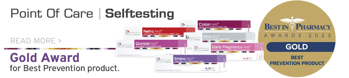 Self Testing Gold Award banner