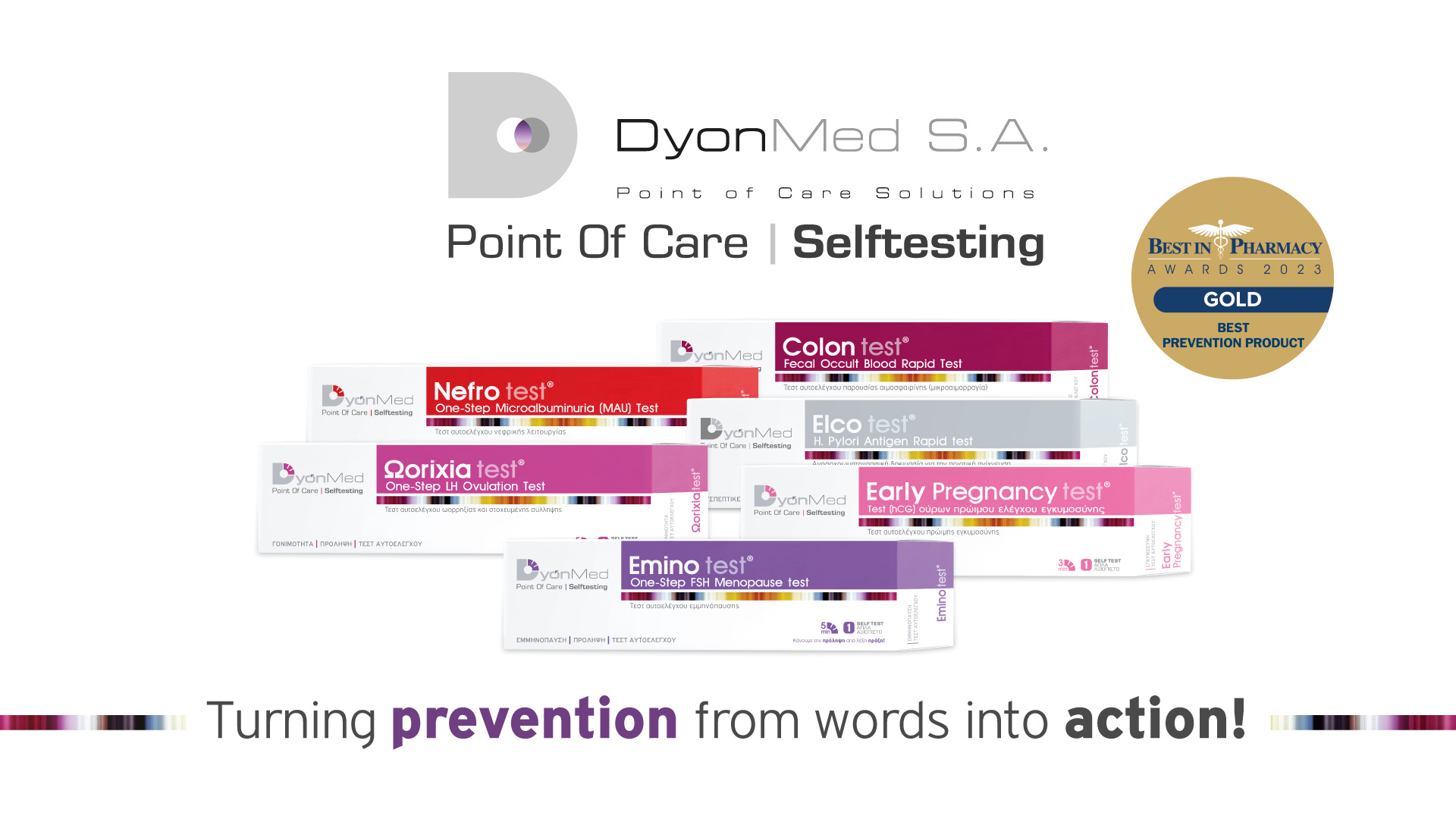 Dyonmed Selt testing Award